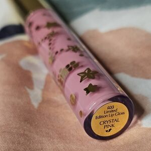 crystal pink lip gloss | el